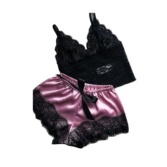 Pink Satin Lace (Set)